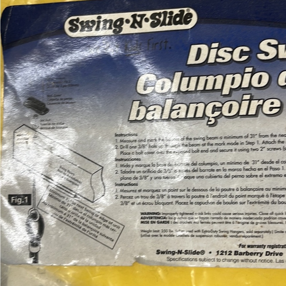 Disk swing - Picture 3 of 3